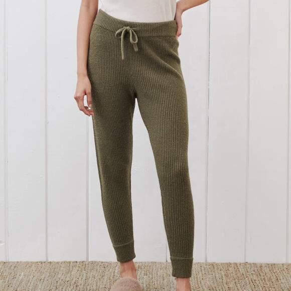 Jenni Kayne Alpaca Merino Wool Fisherman Jogger Sweatpant - Picture 1 of 8